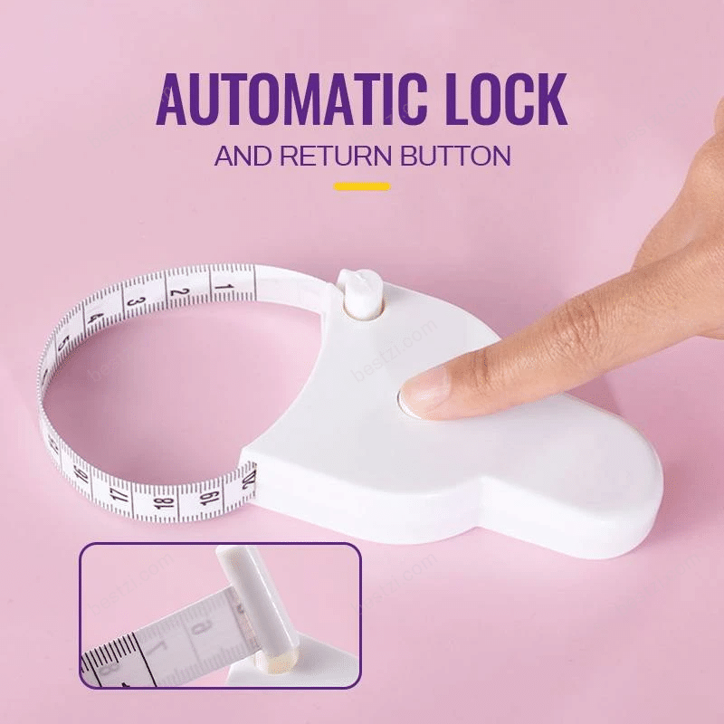 Automatic Telescopic Tape Measure With cm/inches(1 PACK= 2 pieces, Black+ White)