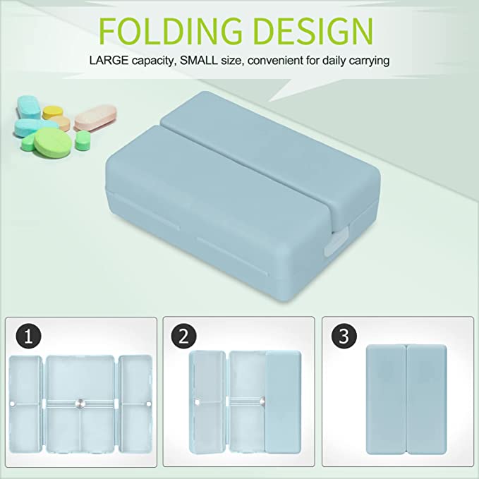 π₯π7 Compartments Portable Pill Case
