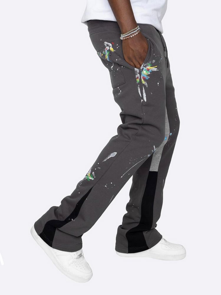 💥Paint Splatter Flare Sweatpants💥