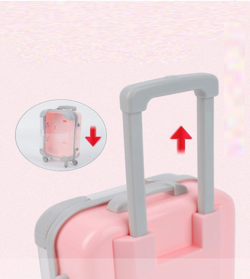 Fashion False Eyelashes Storage Suitcase, DIY Barbie Suitcase Transparent Case
