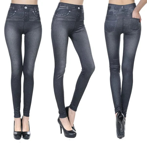 🔥Denim Leggings – Thermal Fleece Denim Jeggings