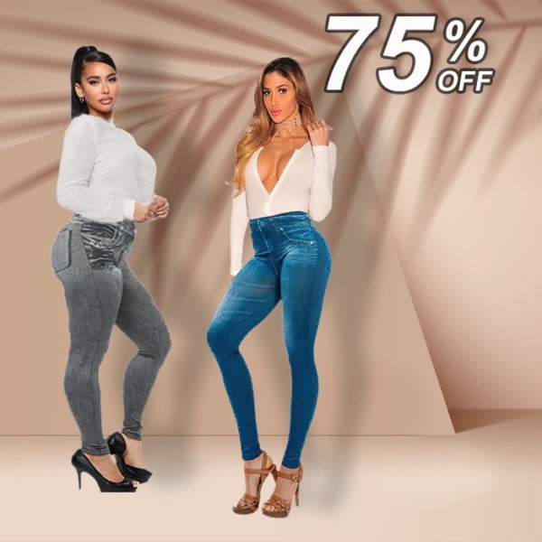 🔥Denim Leggings – Thermal Fleece Denim Jeggings