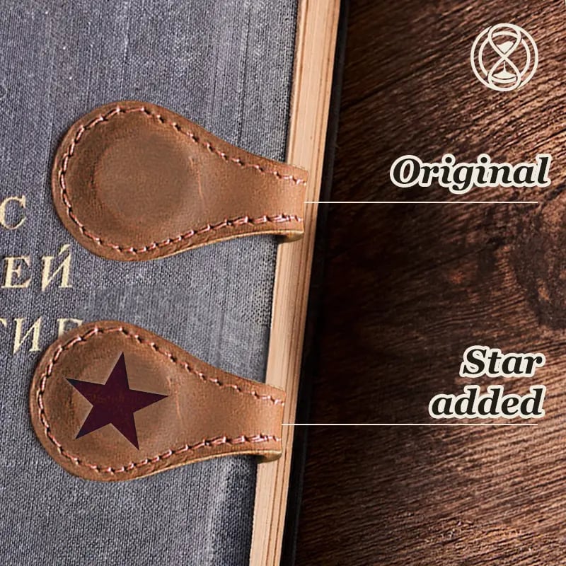 ✨TimelessMark🔥Personalized Magnetic Leather Bookmark🔥