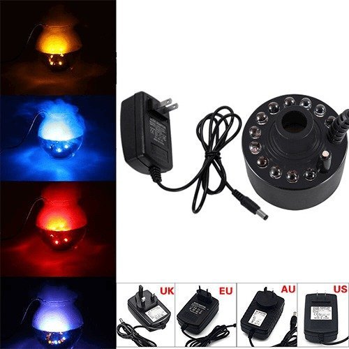 🎃12 LED light Ultrasonic Mist Maker Fogger💥Buy 2 Get Extra 10% OFF💥