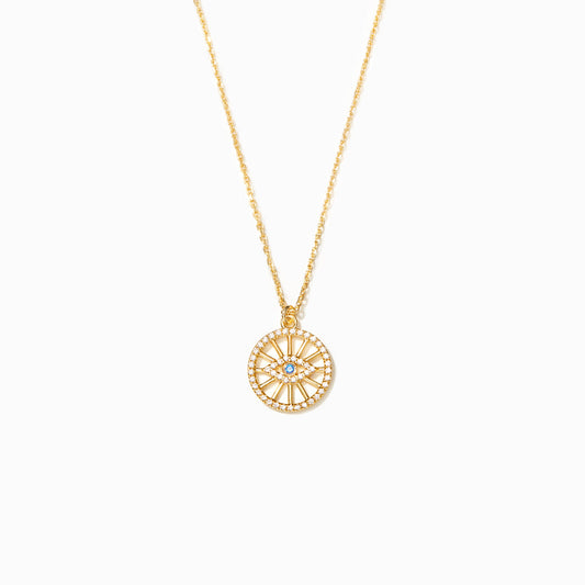 You Are My Sunshine Evil Eye Necklace