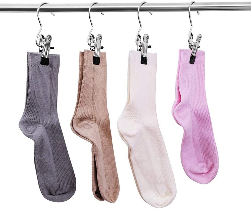 💥💥Anti-rust Clip Space-saving Clothespin Hat Pants Storage Hanging Travel Hook