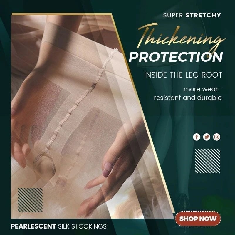 π Pearlescent Silk Stockings Sexy Nylon Pantyhose-Buy 3 Get 1 Free