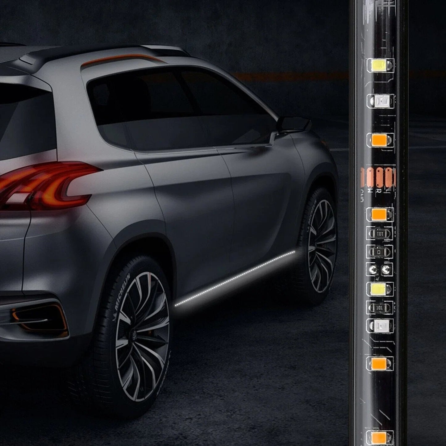 🔥LED tailgate lights, turn signals and driving and reversing lights