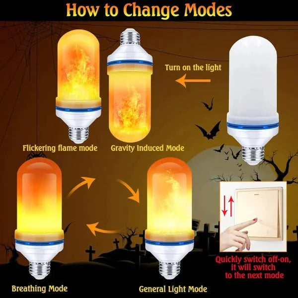 HOT SALE2023 UPGRADE LED FLAME LIGHT BULB