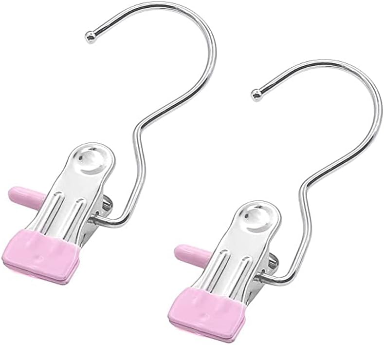 💥💥Anti-rust Clip Space-saving Clothespin Hat Pants Storage Hanging Travel Hook