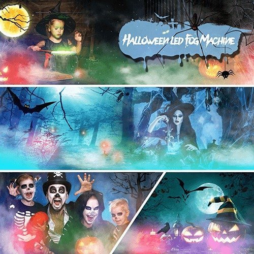 🎃12 LED light Ultrasonic Mist Maker Fogger💥Buy 2 Get Extra 10% OFF💥