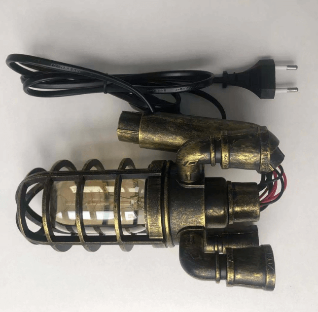 VINTAGE STEAMPUNK ROCKLAMP