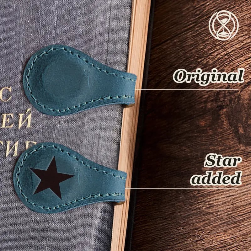 ✨TimelessMark🔥Personalized Magnetic Leather Bookmark🔥