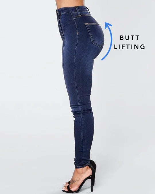🔥Buy 1 Get 50% OFF🔥Double Breasted High Waist Skinny Jeans