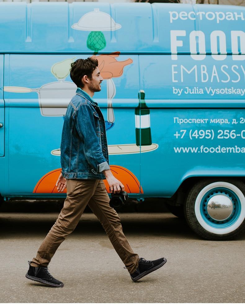 winter warm men's snow boots