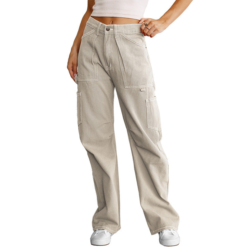 Baggy Drop Rise Cargo Jeans(Buy 2 Free Shipping)