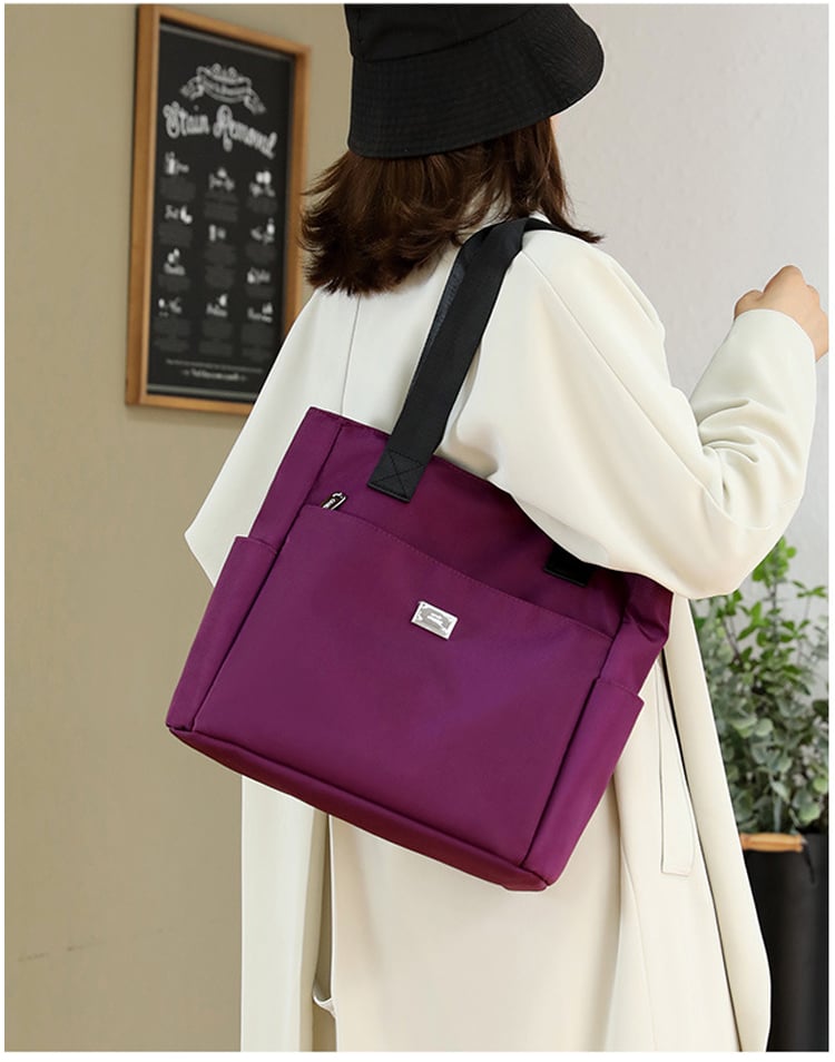 🔥Large Capacity Waterproof Multi Pocket Nylon Shoulder Bag👜