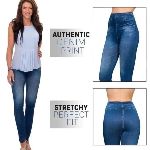 🔥Denim Leggings – Thermal Fleece Denim Jeggings