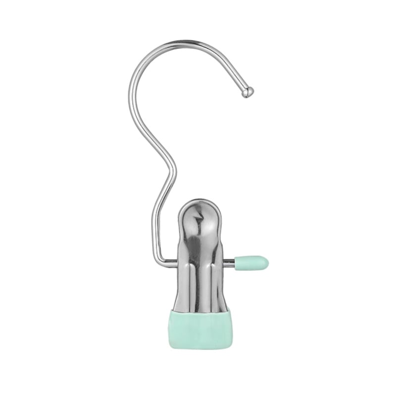 💥💥Anti-rust Clip Space-saving Clothespin Hat Pants Storage Hanging Travel Hook