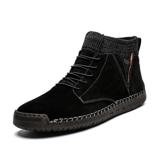 winter warm men's snow boots