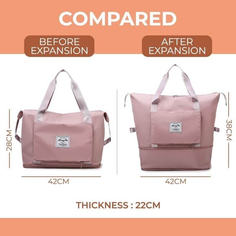 ( 48% OFF)Collapsible Waterproof Large Capacity Travel Handbag