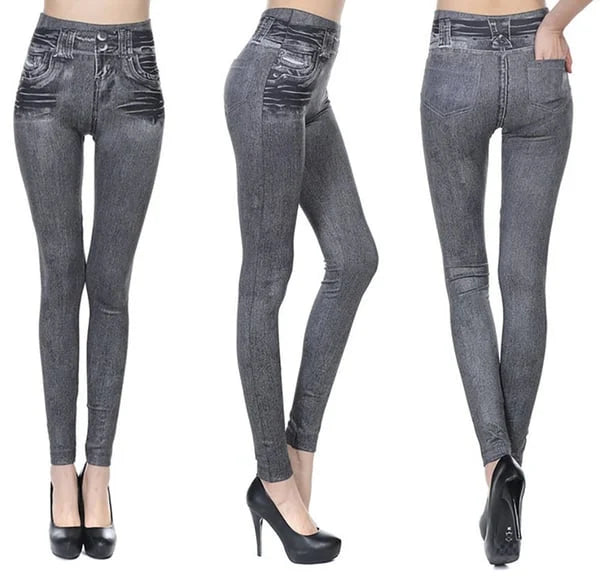 🔥Denim Leggings – Thermal Fleece Denim Jeggings
