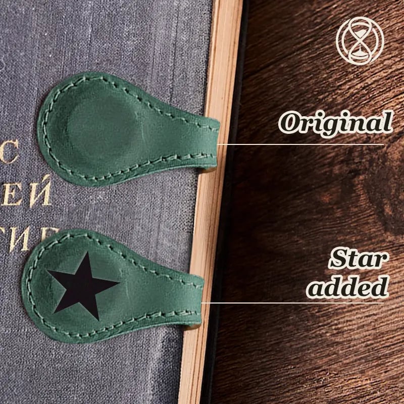 ✨TimelessMark🔥Personalized Magnetic Leather Bookmark🔥