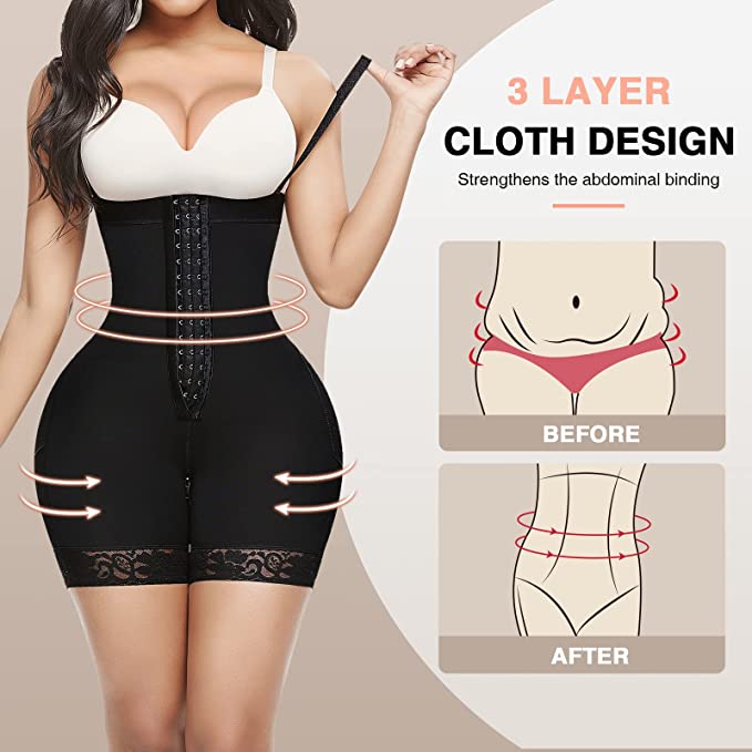 π₯π₯ - Tummy Compression Bodysuit Shaper With Butt Lifter