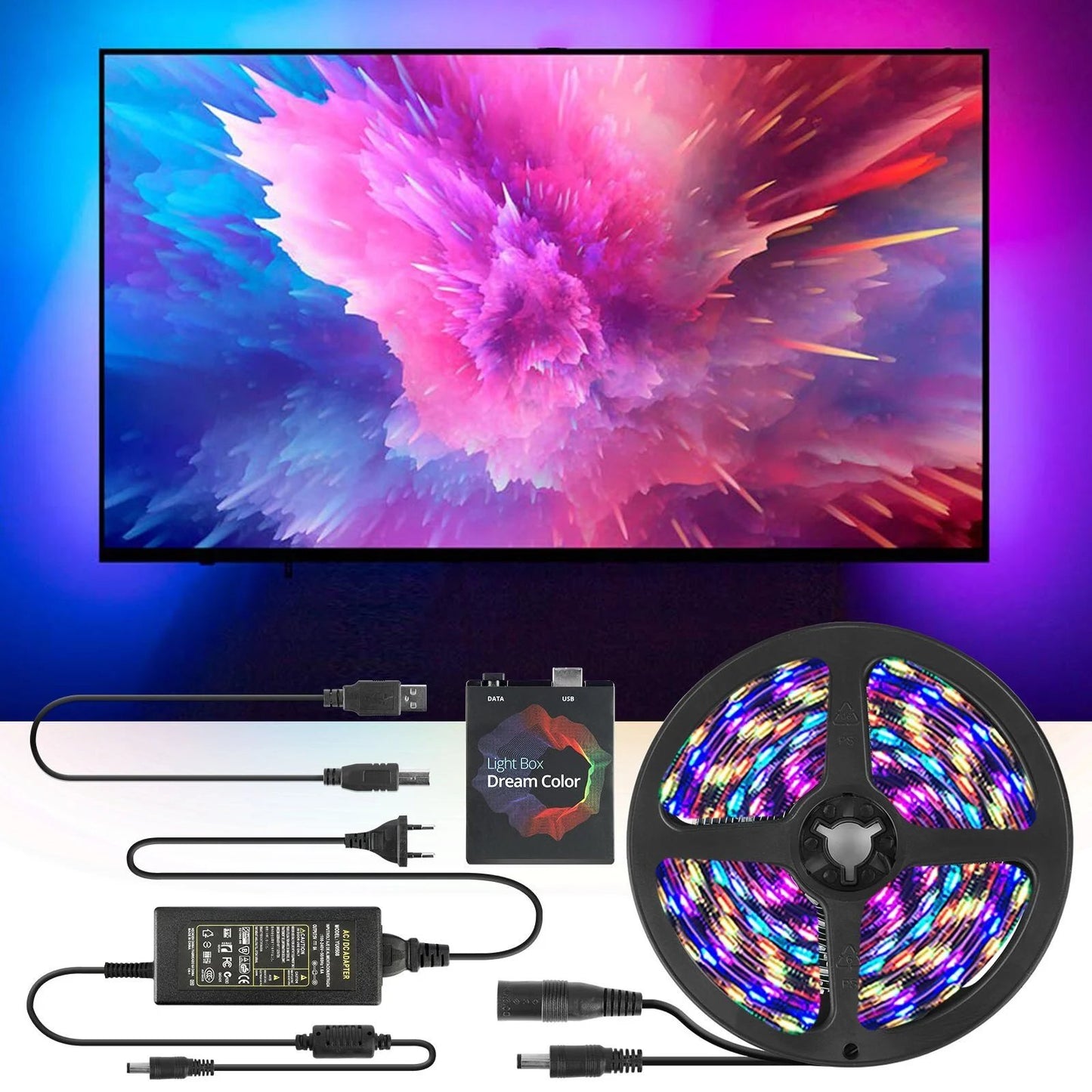 🔥🎁Ambilight TV PC Dream Screen USB LED Strip