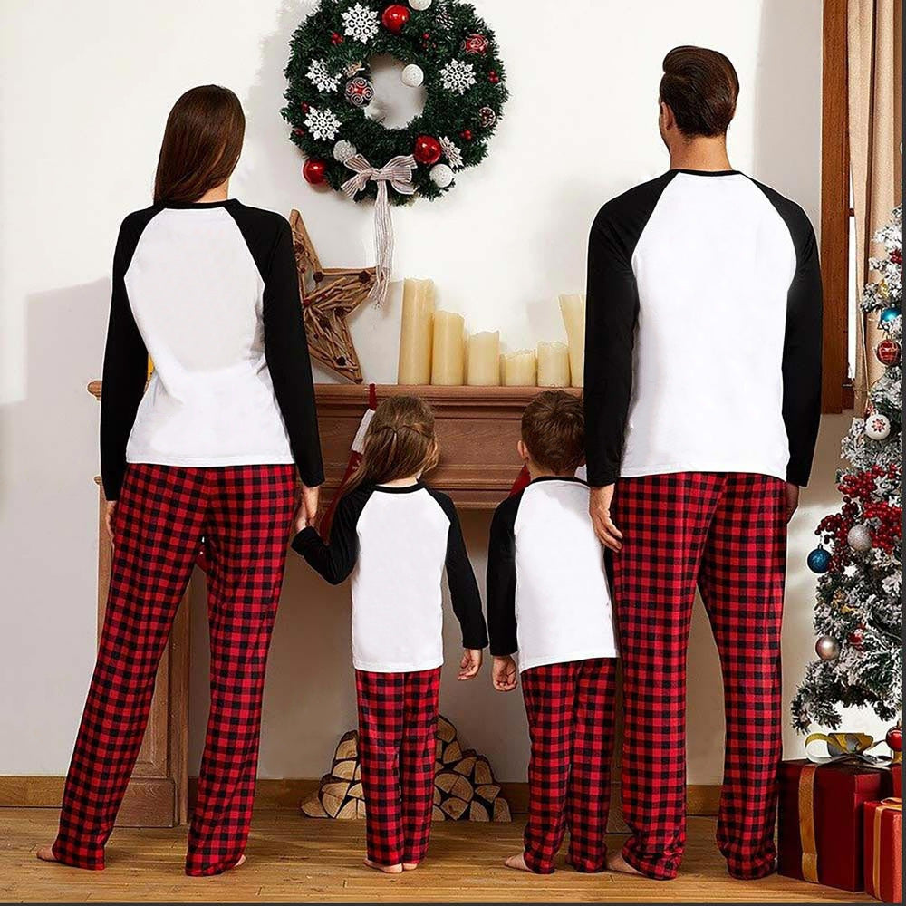 π Early Christmas Pre-Sale - 50% Off -Reindeer Red Plaid Christmas Family Pajamas