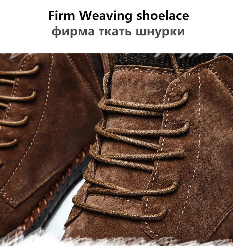 winter warm men's snow boots