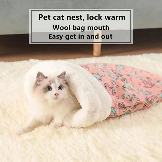 🔥 🐾Cozy Pet Nest for Cats and Dogs