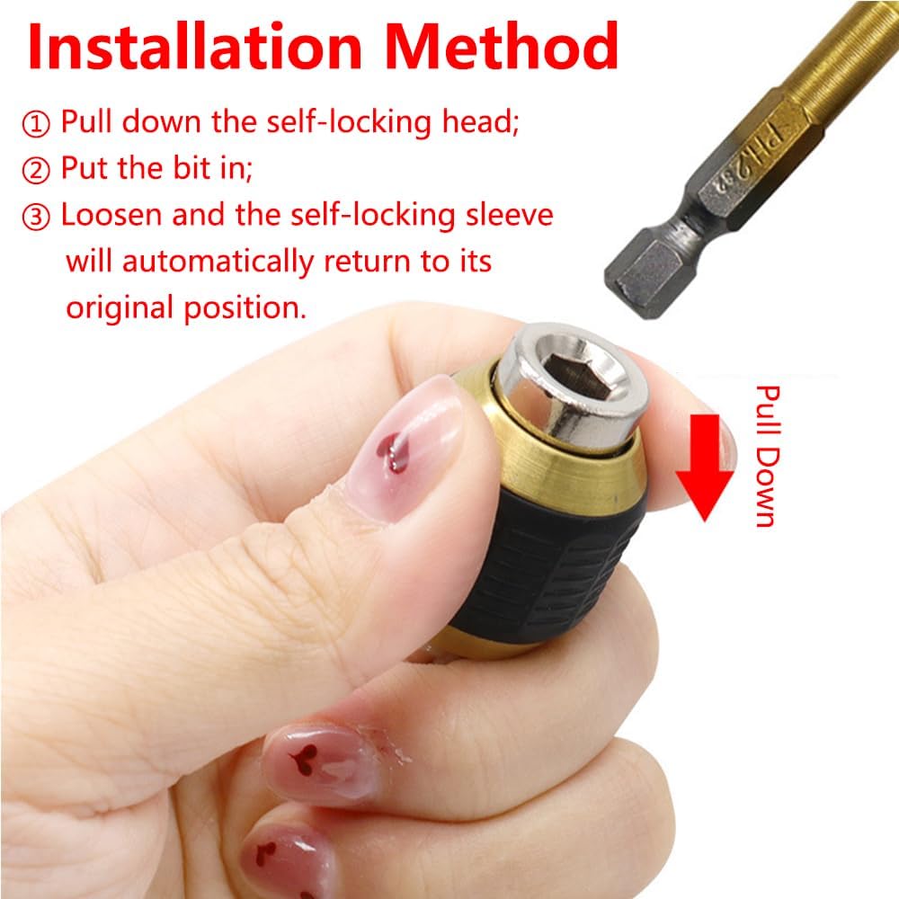 🏆Flash Sale⚡ Hex Shaft Quick-Change Adapter for Power Drill – Heavy-Duty Socket Converter