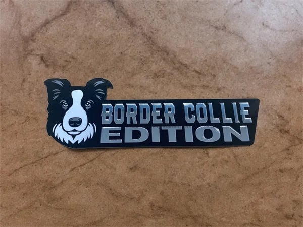 Dog Car Badge Laser Cutting Car Emblem