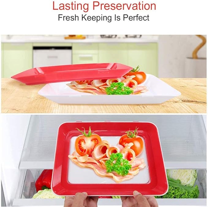 🔥Environmentally Friendly Design - Reusable Food Preserving Tray🥰