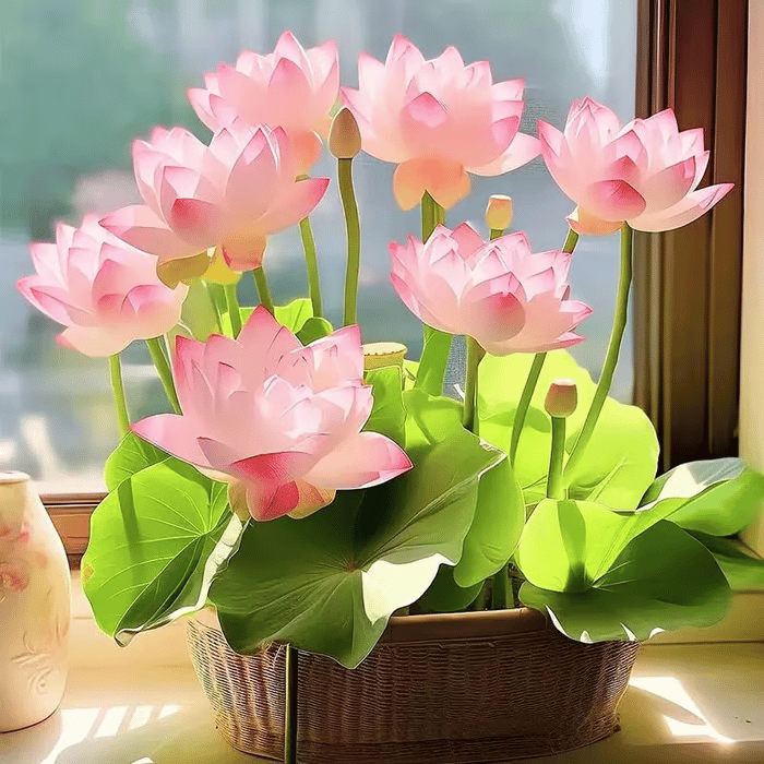 💐The Sacred Bonsai Bowl Lotus Flower