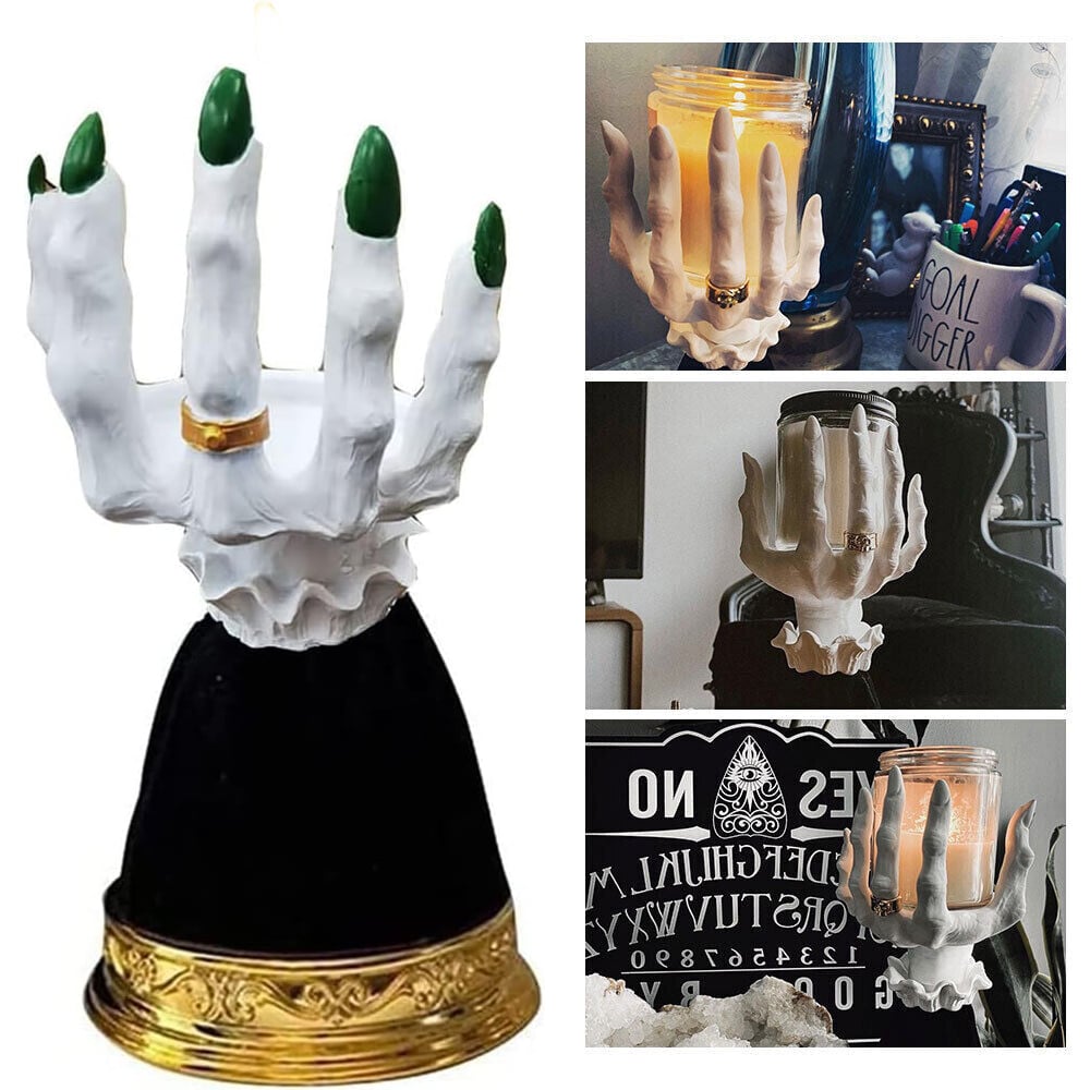 🎃Halloween special-DIY witch hand candle holder base