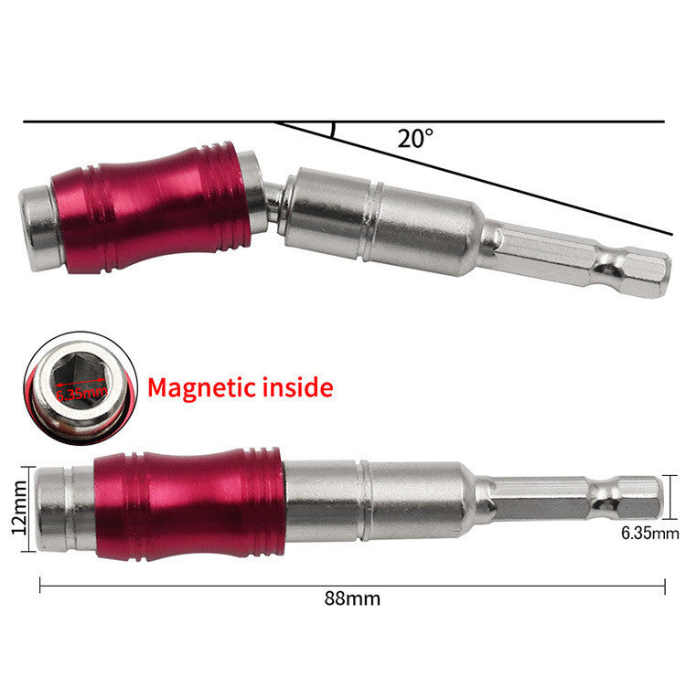 ⚡Magnetic swiveling bit tip holder