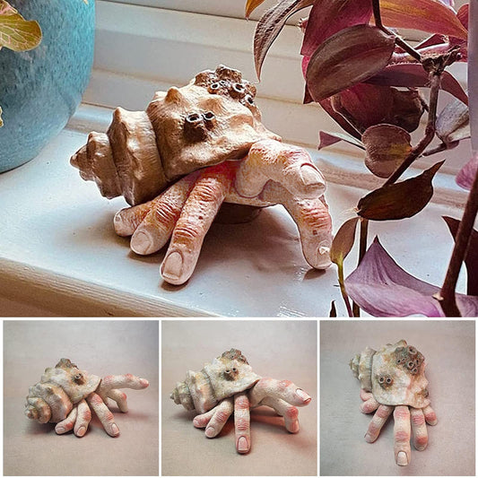 💀Unleash the Terror🖐️Finger Parasite Crab Resin Sculpture🎃Perfect for Halloween🕷️