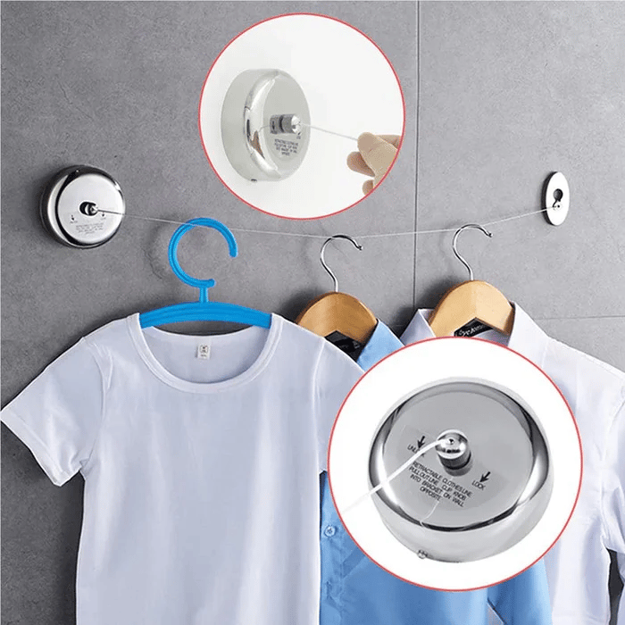 🔥FLASH SALE 50% OFF🔥Retractable Clothesline💗BUY 2 FREE SHIPPING