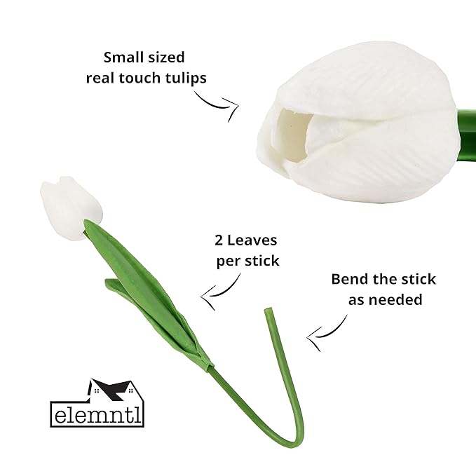 UV Resistant Lifelike Artificial Tulips Flowers💐