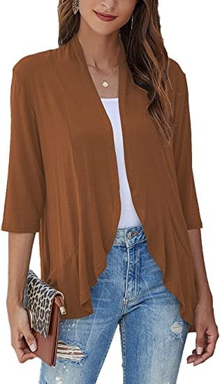 Women's Casual Lightweight Open Front Cardigans