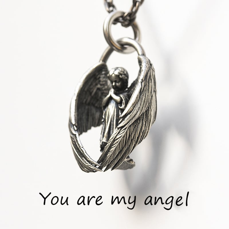 🔥 - Praying Angel Pendant Necklace - You are my angel