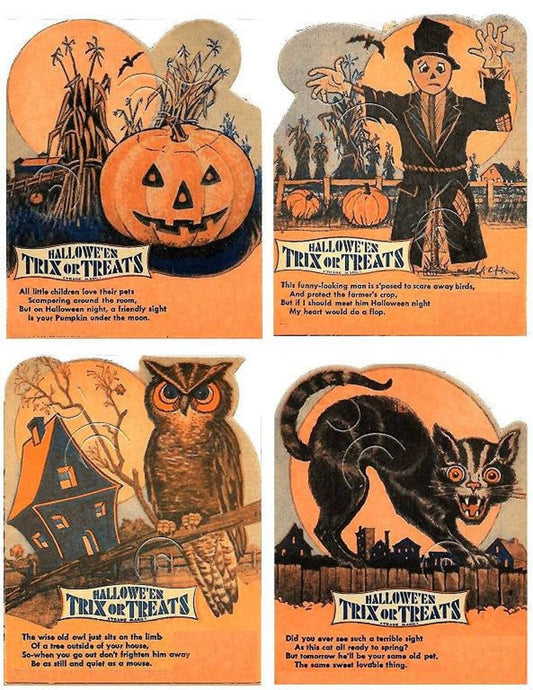 🔥Halloween Trick or Treat Candy Card Holders