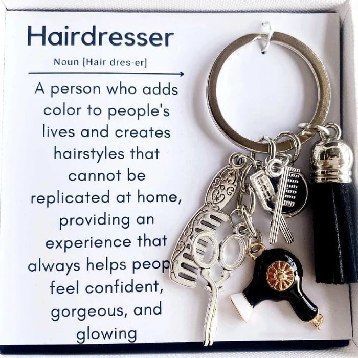 💕Hairstylist Gift Keychain