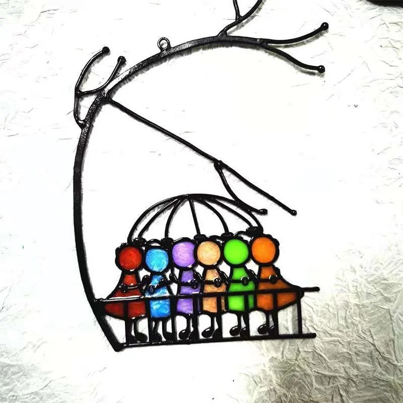 🎁 Suncatcher Stained Glass Art Window Hangings