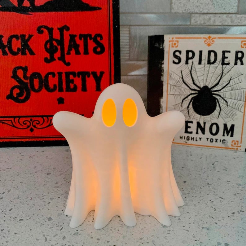 🎃Halloween Decorations - 👻Cute Ghosts With Tea Lights