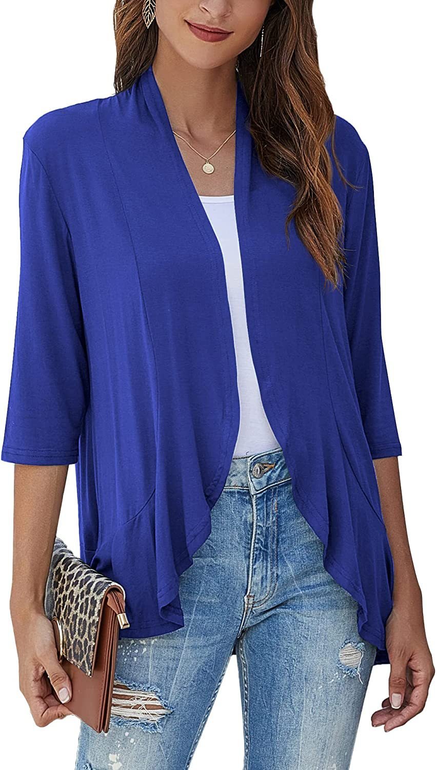 Women's Casual Lightweight Open Front Cardigans