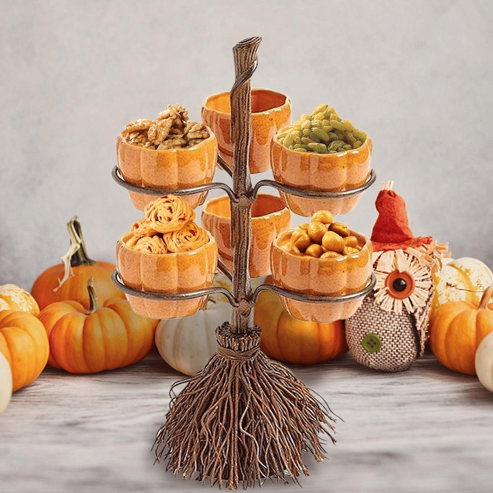 🎃Halloween Pumpkin Snack Bowl Stand