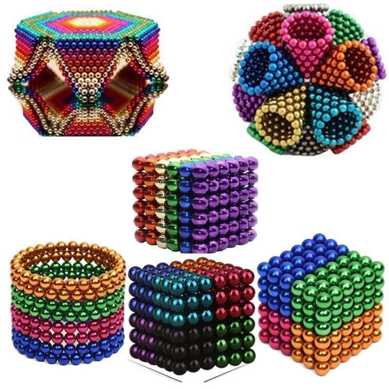 (❤️) Multi Colored  216 Pcs/ 512 Pcs Magnetic Balls,🎁Buy More Save More🎁